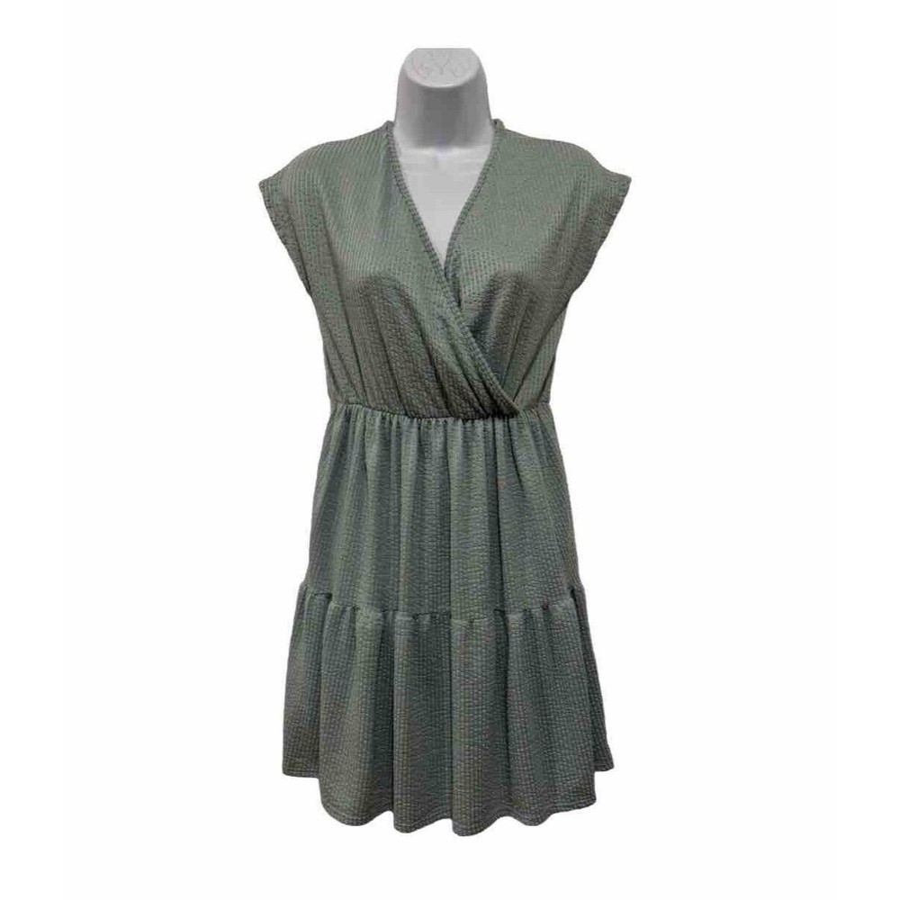 Caution to the Wind Women’s Size M Light Blue V-neck Sundress